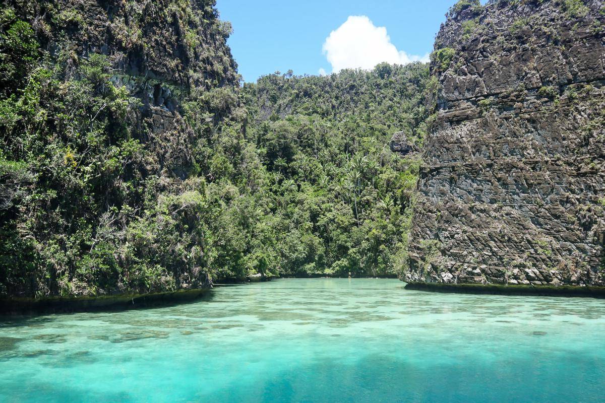 salah satu pemandangan alam di Misool, Raja Ampat (dok.pribadi/Natalia Indah)